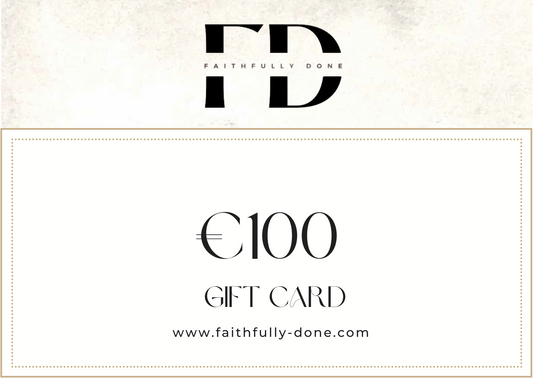 FAITHFULLYDONE GIFT VOUCHER