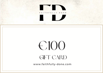 FAITHFULLYDONE GIFTCARD