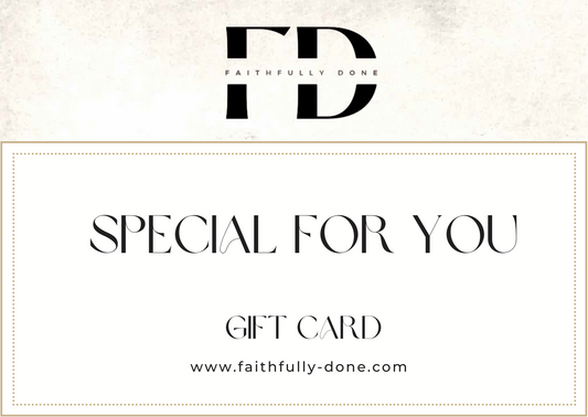 FAITHFULLYDONE GIFTCARD