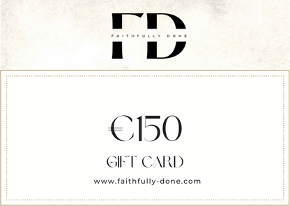 FAITHFULLYDONE GIFTCARD