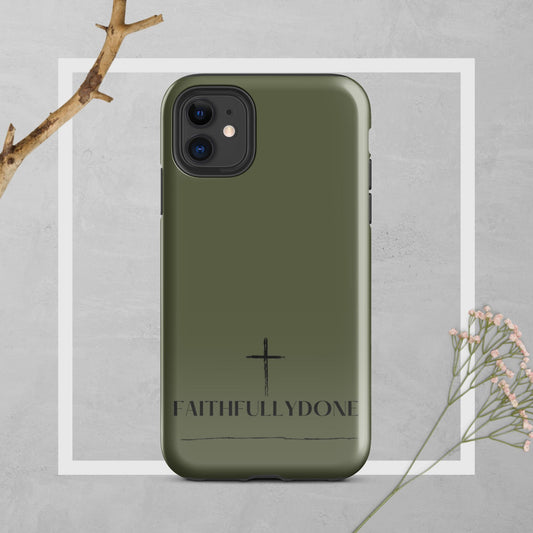 Green FaithfullyDone Case for iPhone®