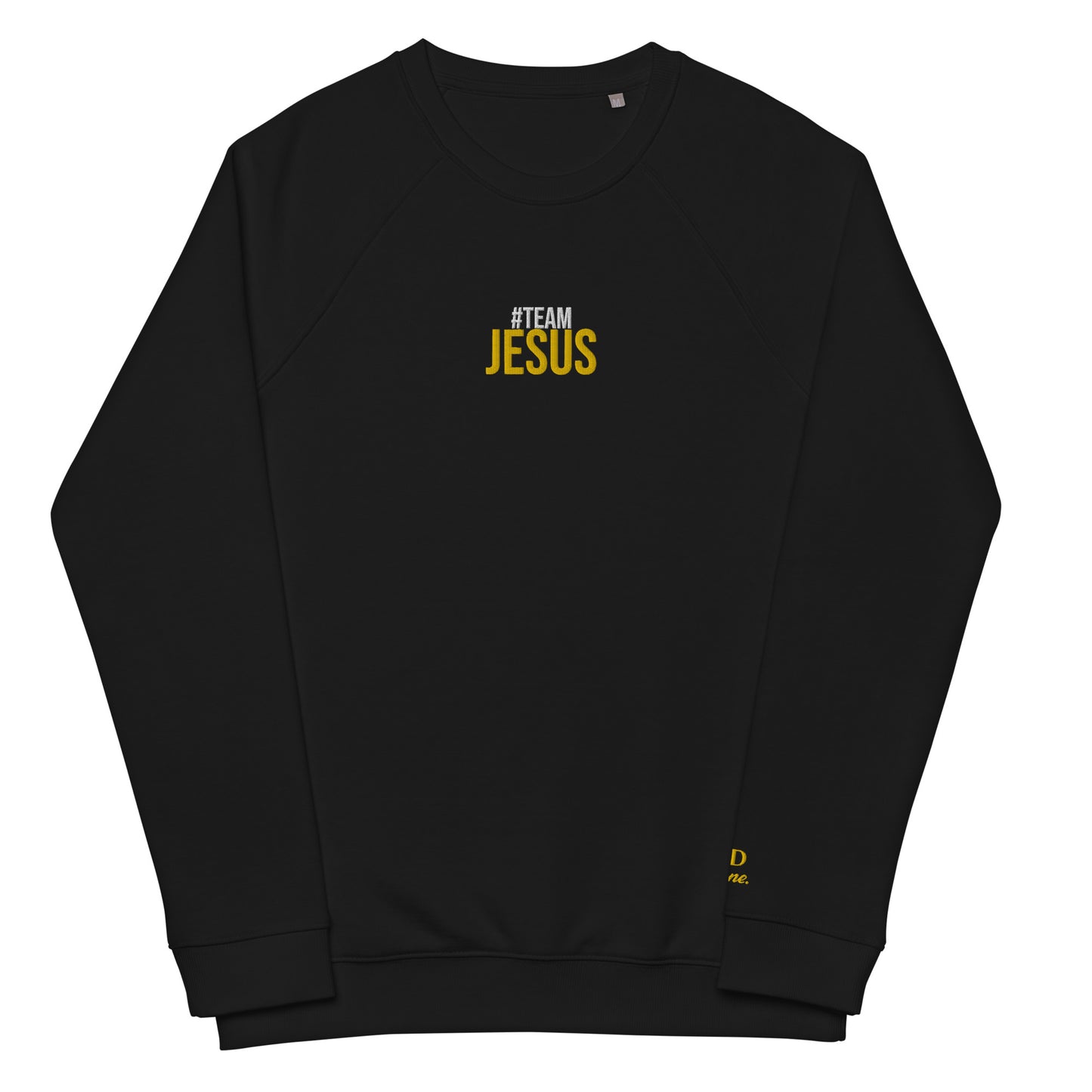 Unisex Organic Raglan Sweatshirt Team Jesus