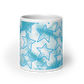 Blue White Stars Glossy Mug