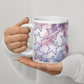 Purple Stars Glossy Mug