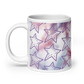 Purple Stars Glossy Mug